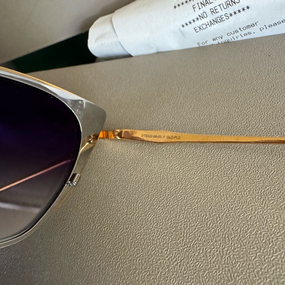 DITA X DITA VON TEESE DTS 522 03 14K GOLD AND BLACK PALLADIUM NWT - Picture 8 of 12